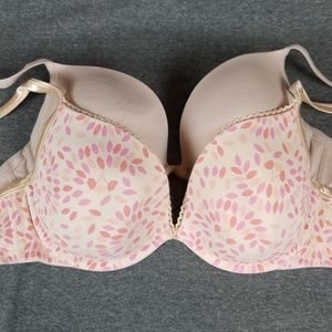 Two Cacique 38C Plunge/Pushup Underwire Bras